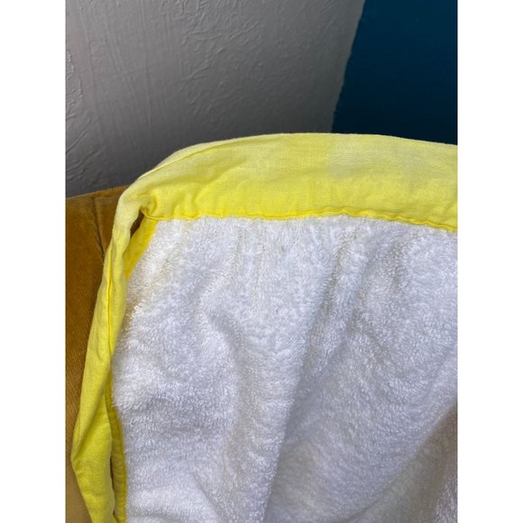 VINTAGE DISHTOWEL APRON Chicken - Yellow Trim - Hen Chicks - Excellent Condition - Picture 8 of 11